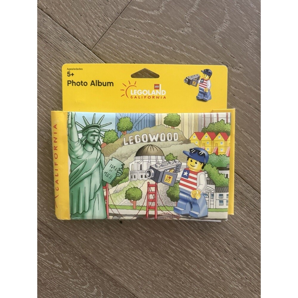 NEW Vintage LEGOLAND California Slip-In Photo Album 2x3" Travel 1990’s